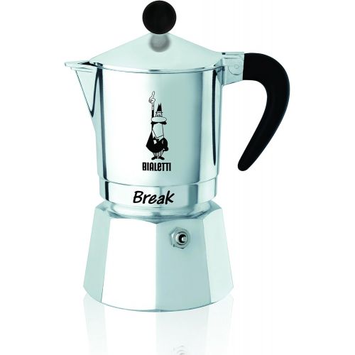  Bialetti 5903 Espressokocher Break 6 Tassen, Aluminium