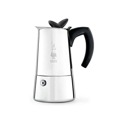  Bialetti Musa New, Schwarz/Silber,