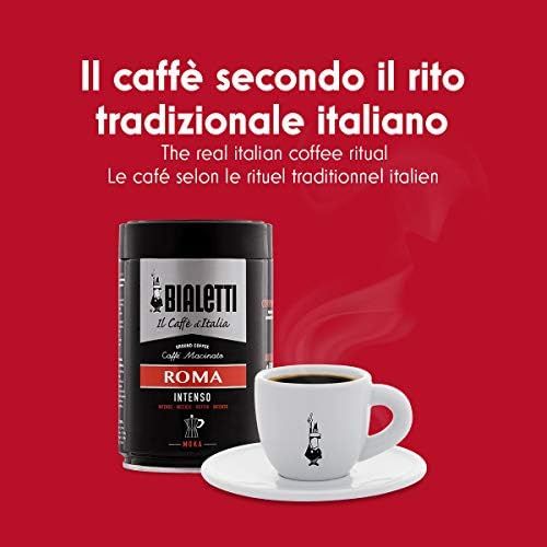  Bialetti 4823 Moka Induction Espressokocher, Aluminium, 6 Cups, Grau