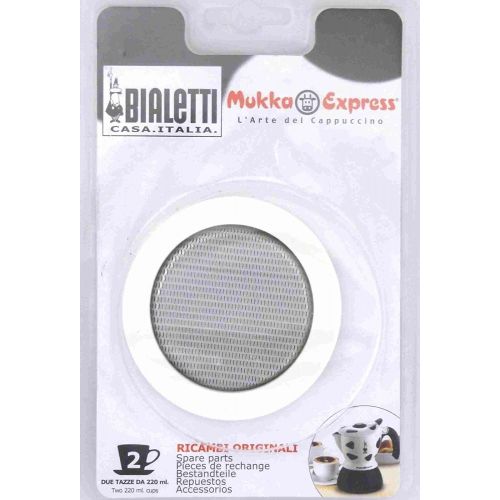  Bialetti - Spare Seal - Replacement Part Suitable for Mukka Express Cappuccino Coffee Makers - 2 Cups