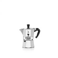 [아마존핫딜]Bialetti Kaffeemaschine Aluminium 0,5mokina Tassen Aluminium schwarz/Silber 13x 6,5x 12cm