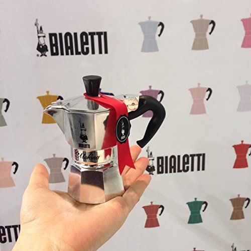  [아마존 핫딜]  [아마존핫딜]Bialetti Kaffeemaschine Aluminium 0,5mokina Tassen Aluminium schwarz/Silber 13x 6,5x 12cm