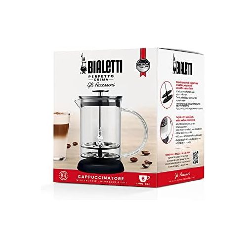  Bialetti 4410 Milchaufschaumer, mikrowellengeeignet, 1L