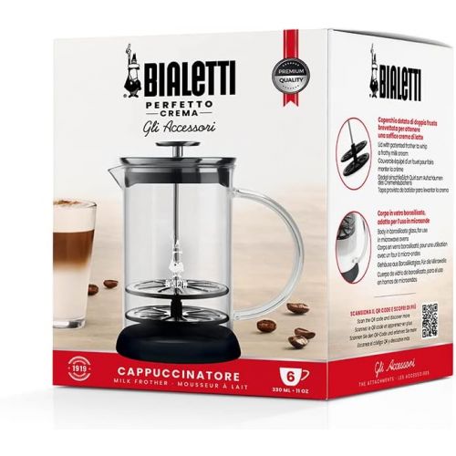  Bialetti 4410 Milchaufschaumer, mikrowellengeeignet, 1L