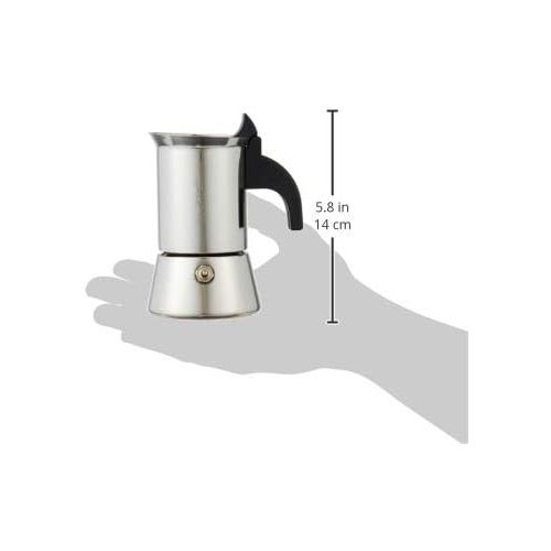  Bialetti Venus 2 Tassen Espressokocher Edelstahl