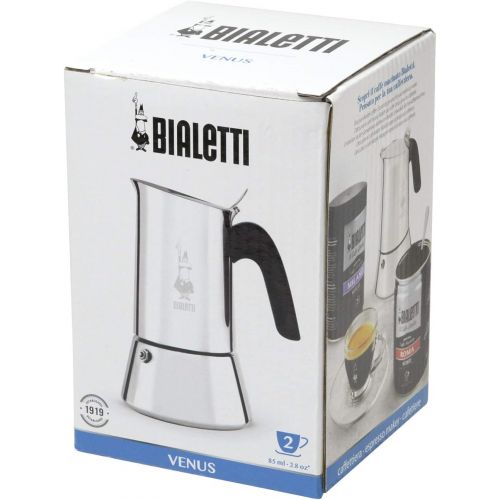  Bialetti Venus 2 Tassen Espressokocher Edelstahl