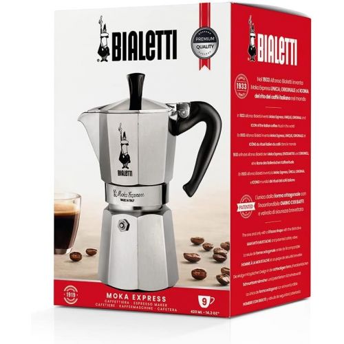  Bialetti Moka Express 9 Tassen Espressokocher