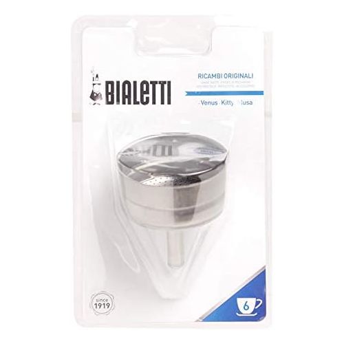  Bialetti 0800503 Blisterverpackung Trichter STD 6 Tassen Edelstahl 12 x 8 x 19 cm, rostfrei, 8 cm