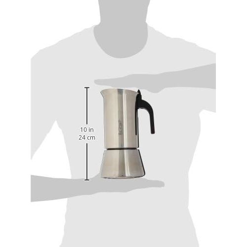  Bialetti1785Venus Induktion Sleeve FasciaEspressokocher, Edelstahl, fuer10Tassen