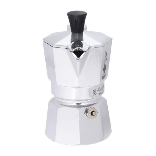  Bialetti 06857 1161 Moka Express Export Espresso Maker, Silver -1-Cup