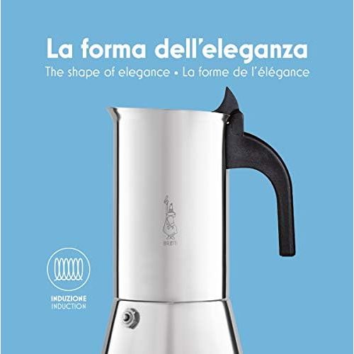  Bialetti Venus 4 Tassen Espressokocher / Induktion / Edelstahl