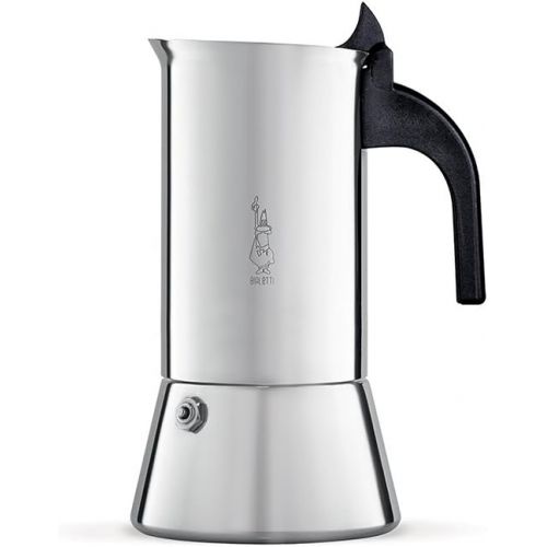  Bialetti Venus 4 Tassen Espressokocher / Induktion / Edelstahl