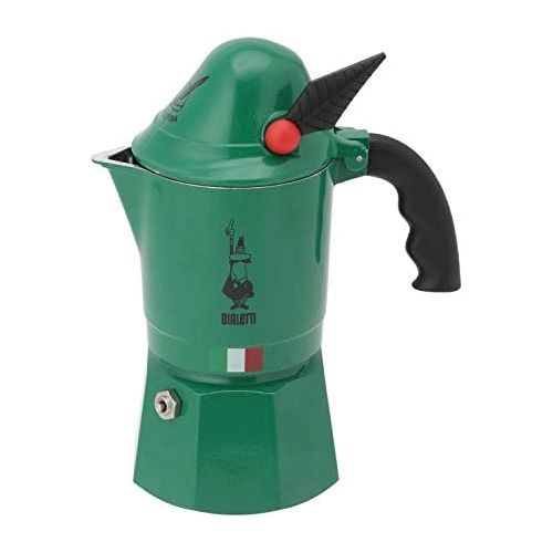  Bialetti 2762/MR Moka Express Alpina - Espressokocher aus Aluminium fuer 3 Tassen