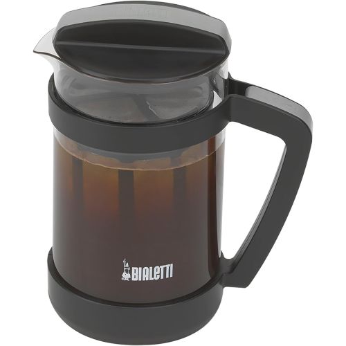  Bialetti Cold Brew Coffee Maker 06765 ? Glass Carafe & Stainless Steel Mesh Filter ? Compact, Portable Cold Brew Iced Coffee Maker & Tea Infuser ? Best For Coarse, Ground Coffee, 2