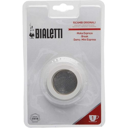  Bialetti Packing 3 gaskets and 1 filter for aluminum coffee pot 1 cup