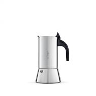 Bialetti Venus Induction 4 Cup Espresso Coffee Maker, Stainless Steel, Pack of 1