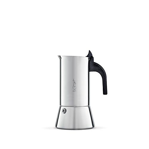  Bialetti Venus Induction 4 Cup Espresso Coffee Maker, Stainless Steel, Pack of 1