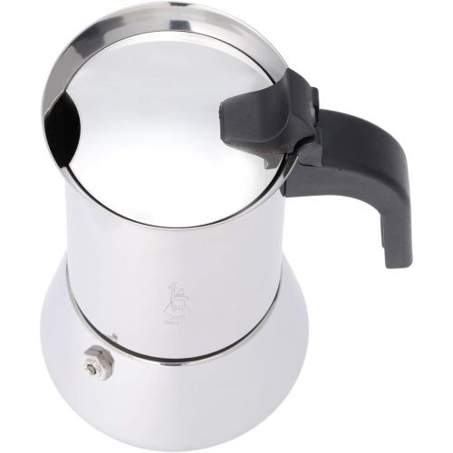  Bialetti Venus Induction 4 Cup Espresso Coffee Maker, Stainless Steel, Pack of 1