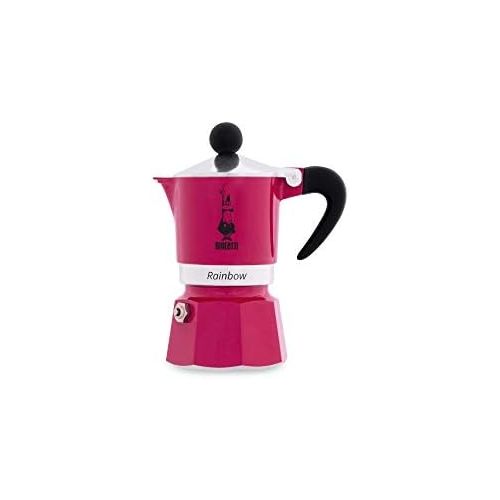  Bialetti 5011 Rainbow Espresso Maker, Fuchsia