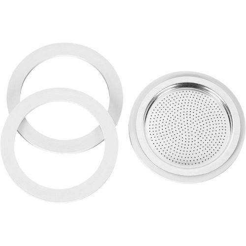  Bialetti Replacement Gasket & Filter for 6 Cup Espresso Maker