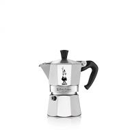 Bialetti Moka Express Export Espresso Maker, 4 Tassen, Silver