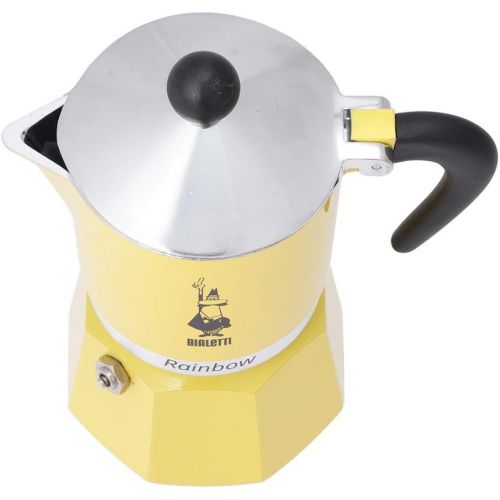  Bialetti 4982 Rainbow Espresso Maker, Yellow