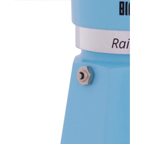  Bialetti 5041 Rainbow Espresso Maker, Light Blue