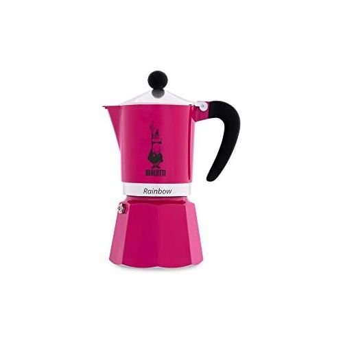  Bialetti 5012 Rainbow Espresso Maker, Fuchsia