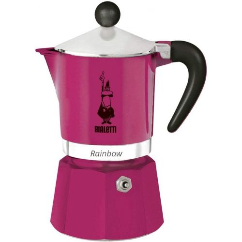  Bialetti 5012 Rainbow Espresso Maker, Fuchsia