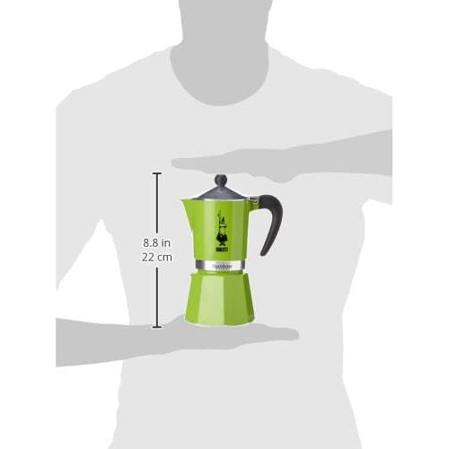  Bialetti 4973 Rainbow Espresso Maker, Green