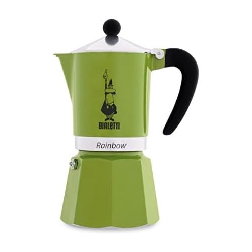  Bialetti 4973 Rainbow Espresso Maker, Green