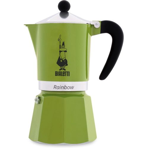  Bialetti 4973 Rainbow Espresso Maker, Green