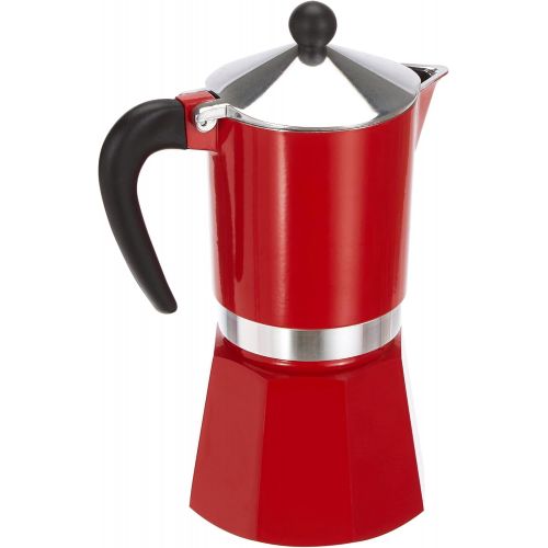  Bialetti 4963 Rainbow Espresso Maker, Red