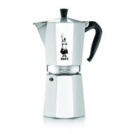 Bialetti - Moka Express: Iconic Stovetop Espresso Maker, Makes Real Italian Coffee, Moka Pot 12 Cups (22 Oz - 670 Ml), Aluminium, Silver