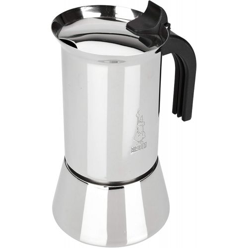  Bialetti Venus Induction 4 Cup Espresso Coffee Maker, Stainless Steel, Pack of 1