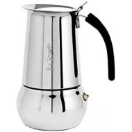 Bialetti Kitty Espresso Coffee Maker, Stainless Steel, 6 cup