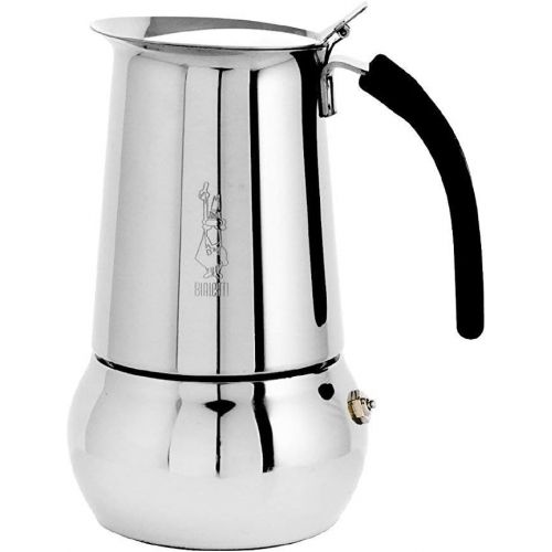  Bialetti Kitty Espresso Coffee Maker, Stainless Steel, 6 cup