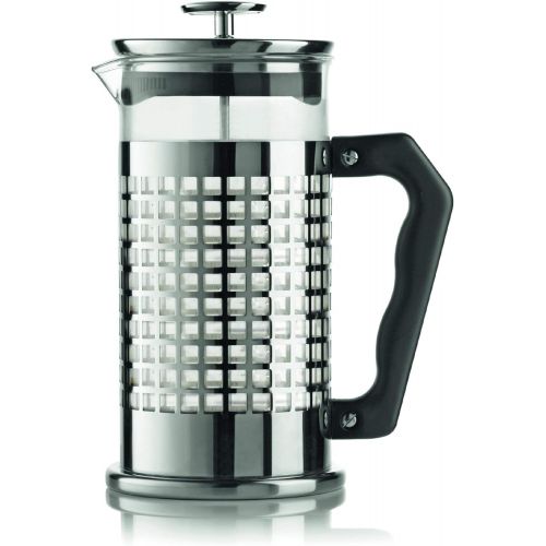  Bialetti, 06708, Trendy Stainless Steel Coffee Press , 8 cups , 34 oz , tea, coffee, coldbrew, silver