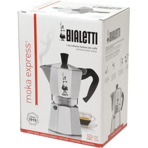  Bialetti Moka Express 6 Cup, 1 EA, silver, 6800