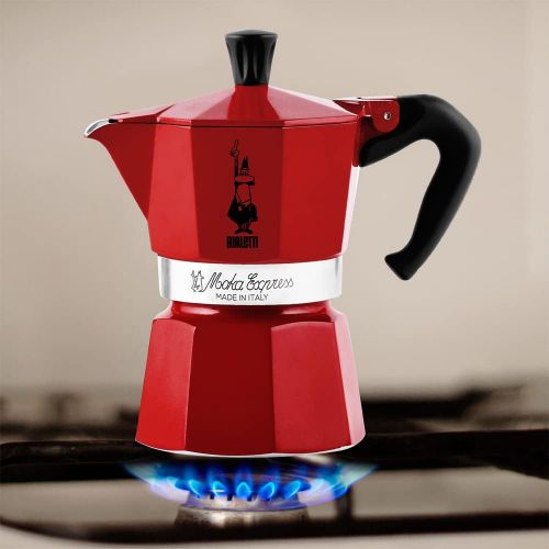  Bialetti 4942 Moka Express Espresso Maker, Red