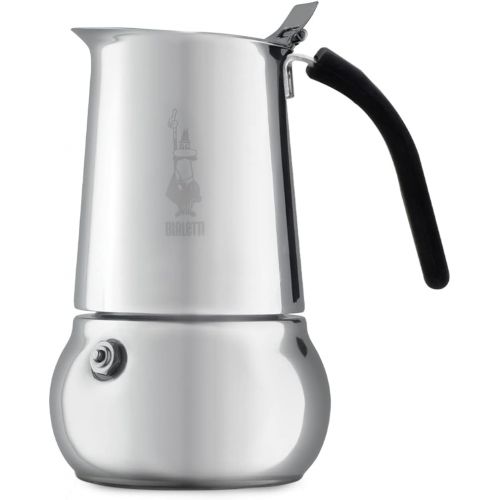  Bialetti Kitty Coffee Maker, Stainless Steel - (4 Cups)