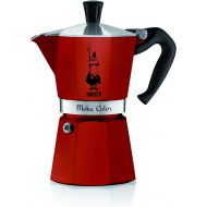 Bialetti Moka Color Espresso Coffee Maker (6 Cups, Bordeaux)