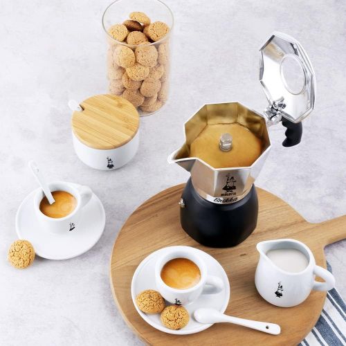  [아마존베스트]Bialetti New Brikka, Moka Pot, the only coffee maker capable of producing the cream of the espresso 2 Cups, Aluminum