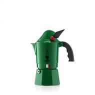 [아마존베스트]Bialetti Moka Express Alpina, Moka Pot (Coffee Maker), 3-Cup, Green, Aluminum, Small