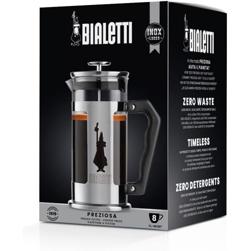  [아마존베스트]Bialetti: Preziosa Original Frenchpress - 1l/34oz