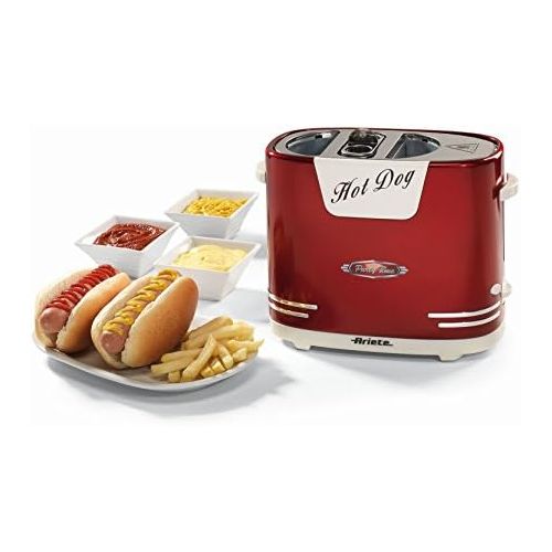  [아마존베스트]Ariete Party Time Hotdog Maker, 650 Watt