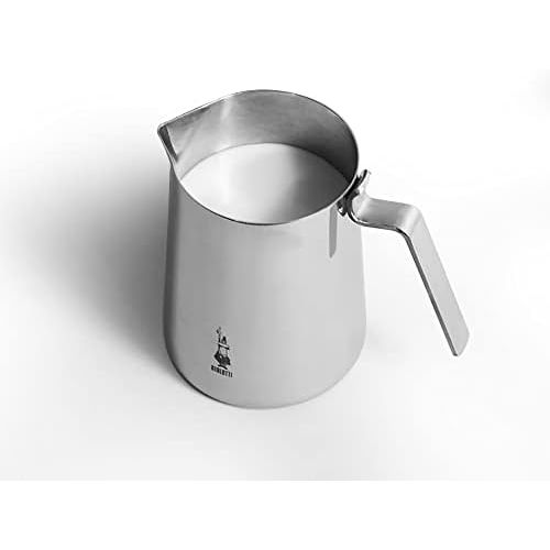  [아마존베스트]Bialetti 0001808 Milk Jug Stainless Steel 20 cm Silver