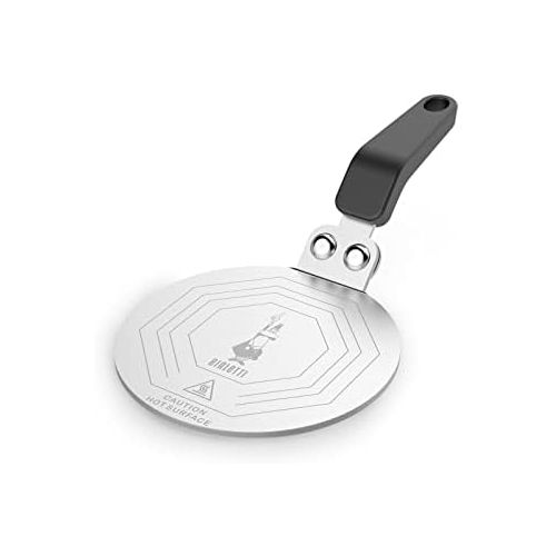  [아마존베스트]Bialetti DCDesign08 Moka Induction Plate Adaptor for Use of Coffee Pots and Cookware on Induction Hobs, Steel