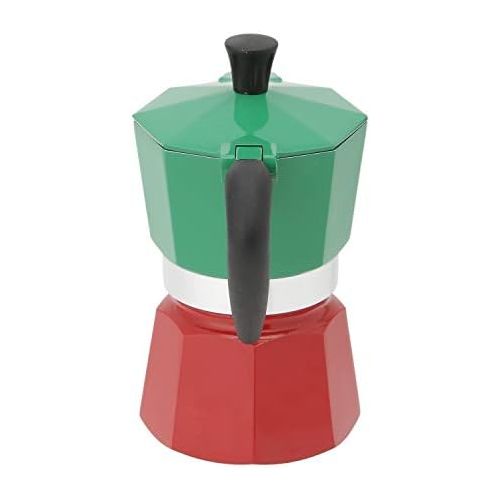  [아마존베스트]Bialetti Mocha Express Espresso Maker, green/red, 30 x 20 x 15 cm