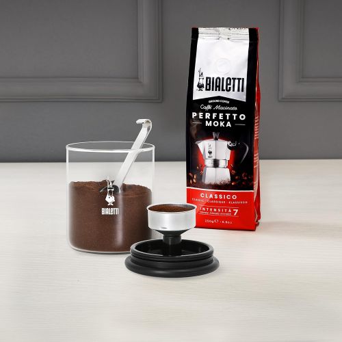  [아마존베스트]Bialetti DCDESIGN07 Storage Jar Transparent One Size